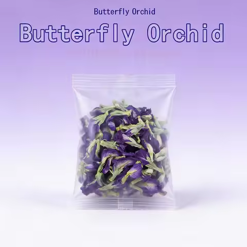 Top Grade Natural Butterfly Orchid Dried Flower 250/500g Blue Butterfly Pea Flower Home Decor