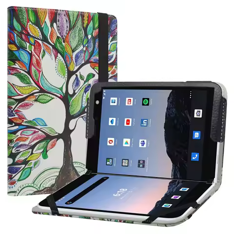 Case For 8.1" Microsoft Surface Duo (ATT,Verizon & Tmobile) Tablet Folding Stand PU Leather Cover wi