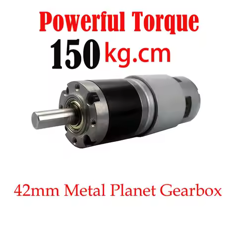 12V24VDC Low Speed Long Life Super Powerful Torque 42mm Planetary Gearbox Gears 775 Motor Planet Dec