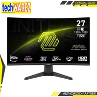 MSI MAG 276CF E20 Gaming Monitor - 27 inch 1080p 1500R Curved RapidVA Panel 200Hz 0.5ms HDR