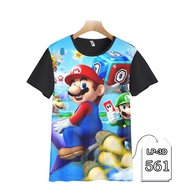 MARIO BROS 3D Printing Children's and Adult's Clothes Super Mario Bros LP3D-561