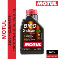XWC00015 MOTUL 8100 X-CLEAN EFE Extra Fuel Economy 5W30 1L 100% Synthetic Engine Oil BMW MB VW Appro