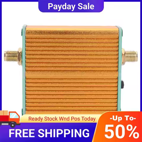 100kHz-6GHz Wideband Signal Amplifier 1.95GHz 20dB High Gain Low Noise LNA Radio Signal Booster for 