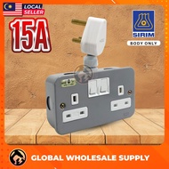 METAL CLAD T-ADAPORT Extension Heavy Duty Extension Penyambung Wayar 15A Extension to 13A Extension 