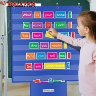 BALLYKA Standards Pocket Chart, Large Durable Classroom Pocket Chart, Educational Class Schedule Cha