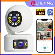 Yoosee 4MP Dual Lens Indoor Security Camera, PTZ 360 Rotatable, Two Way Aduio, Night Vision, Wireless WIfi CCTV Camera