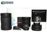 *BRAND NEW* Leica Noctilux-M 75mm F/1.25 ASPH. Lens 11676