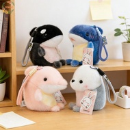 PEWANY Dolphin Bag Pendant, Orca Plush Plush Keychain, Children Animal Marine Animal Soft Seal Key C