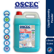OSCEC® Liquid Laundry Detergent 5 Litres ( Powder Clean ) Powder /Biodegradable Concentrated Deterge