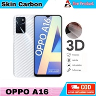 GARSKIN OPPO A16 Back Screen Protector Skin Carbon OPPO A16