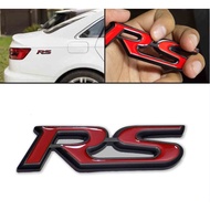 RS Front Grill Logo Emblem RS Logo Front Grille Metal Honda City Civic Jazz Perodua Myvi Bezza With Screw