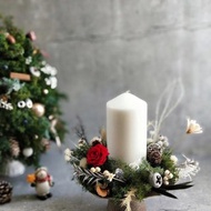 花禮-永生花燭臺(不含蠟燭)