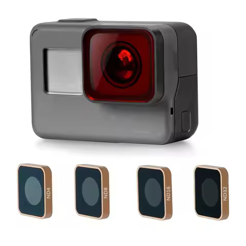 Neutral Density ND4 ND8 ND16 Filters Action Camera Lens Protector Filter Set For GoPro Hero 5 Hero 6