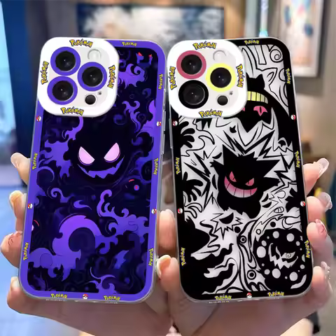 Cartoon P-Pokemon G-Gengar Clear Phone Case For Infinix HOT ZERO 60 50 40i 30 30I 20I 20S 12 11S TEC