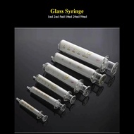 Glass Syringe Picagari 1ml 2ml 5ml 10ml 20ml 50ml Lab Use