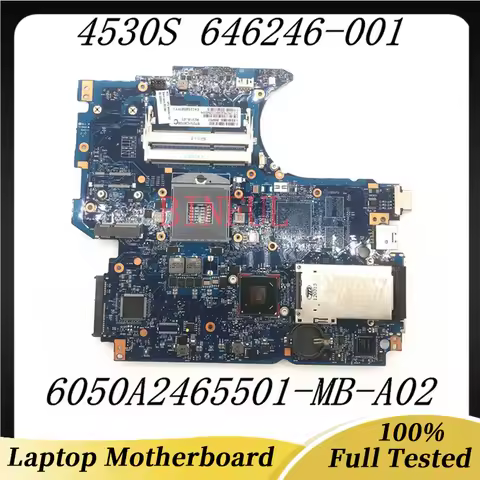 646246-001 646246-501 646246-601 High Quality Mainboard For 4530S 4730S Laptop Motherboard HM65 PGA9