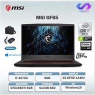 Msi GF65 Thin 10SDR i7 10750H 16GB 512ssd GTX1660Ti 6GB Win10 15.6"FHD