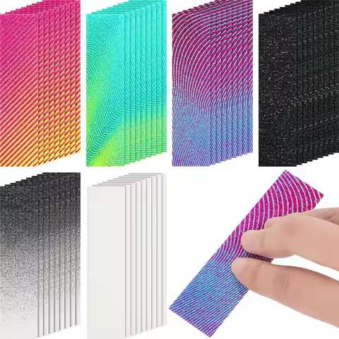 6-12 Pieces Calm Stickers Rough Textured Quiet Strips Toys Anxiety Sensory Stickers For Kids Adult T