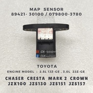 89421-30100 / 079800-3780 Map Sensor - Toyota 1JZGE 2JZGE Chaser Cresta Mark2 Crown Majesta JZX100 J