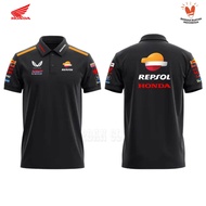 Polo shirt Tshirt Kaos Kerah Team Balap Repsol Honda MotoGP