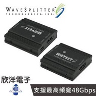 ※ 欣洋電子 ※ WaveSplitter 威世波 HDMI 2.1 影像訊號放大器 訊號延伸器 (WST-LRP001) 適用電腦 筆電 機上盒 螢幕 播放器