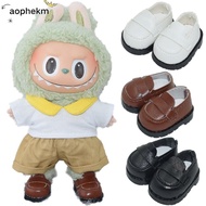 AOPHEKM Labubu Shoes, 17cm Multicolor Doll Shoes, Gift Toys Playing House Photo Props Academic Style