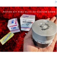 PISTON KIT FIM 2 DIAMETER 53.5| 54 |54,5| 55 | 55.25 PIN 13 CUSTOM DOME - BOYRENK RACING