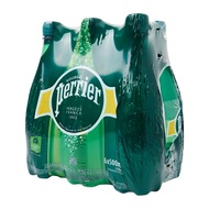 Perrier Sparkling Natural Mineral Water - 6 x 500ML