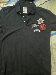Chevignon 黑色短袖 Polo 恤 (細碼)
