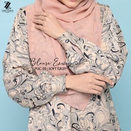 Blouse Muslimah Emmy by ZAHRA ZAHIRAH S - XL 3 Warna