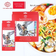 Queen Colored Pencils 12/24 Colors - Genuine - CPT12/24