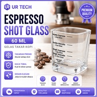 UR TECH Espresso Shot Glass Coffee Measuring Cup Expresso Sloki Shot espresso