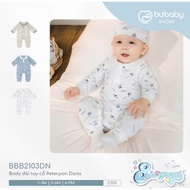 Peterpan Dona BU Baby long-sleeved suit for newborns from Peterpan Dona long-sleeved collar - Bambus