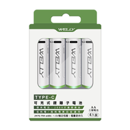 WELLY 威力家 可充式鋰離子電池組 C520  1組