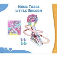 Unicorn slide track toy unicorn track race/