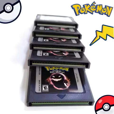 GBC Pokemon Creepy Black GBC Game Cartridge 16 Bit Video Game Console Card English Language for GBC/