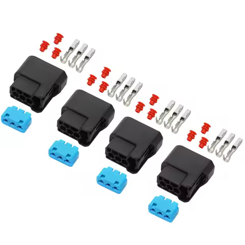 4x For Honda K-Series K20 K24 3-Pin Ignition Coil Pack Connector Plug Housing Terminal Clip for Hond