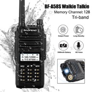 ht jarak jauh murah 1000 km READY HT BF-A58S Waterproof Tri-Band WalkieTalkie 10W walkie talkie jara