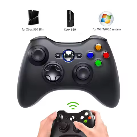 wireless/wired Controller For Xbox 360 /360 slim gamepad Joypad Joystick Compatible with Xbox 360/36