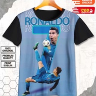 Kids Football T-Shirt v9 Cristiano Ronaldo Kids 3D Printing Shirt For Ages 1-12 Years - Nanjak Store