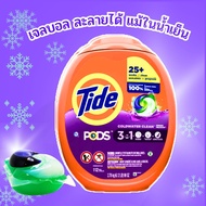 TIDE PODS เจลบอลซักผ้า 3IN1 กลิ่น SPRING MEADOW 112 ลูก/กล่อง ไทด์ GEL BALL ซักผ้า สินค้านำเข้าจากอ