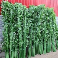 3.2ft 4.9ft 5.9ft Extra Artificial Bamboo Plants Trees, Easy to Assemble, for Indoor Outdoor Garden 