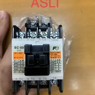 Contactor Kontaktor FUJI SC-03 sc 03 Coil AC 110220380 VAC Fuji Electric - ERCHIARA SHOP