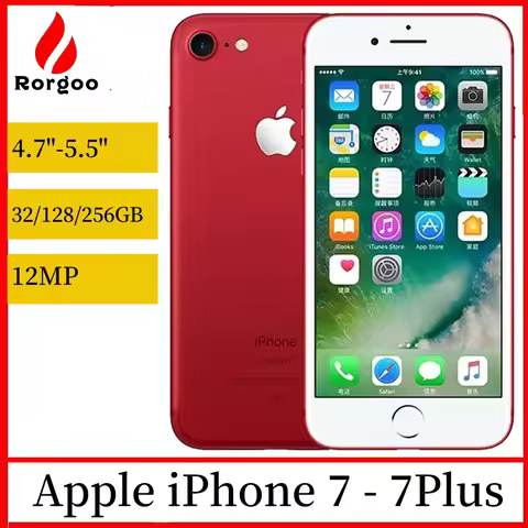 Apple iPhone 7 /iPhone 7P 7 Plus Mobile phone 12MP 32G/128G/256G Rom 4.7"/5.5" Fingerprint 4G Unlock