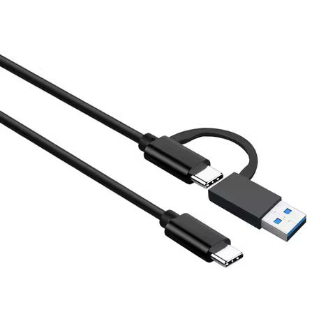 2 IN 1 USB 3.0 A Type C 3.1 5A Fast Charge OTG 5Gbps Data Transmission Cable For Mobile Phone SSD HD