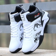 Rubber Shoes For Men White Shoes Sport Shoes Basketball Shoes For Men Korean Style
