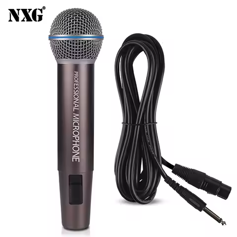 Professional Wired Microphone, Dynamic Microphone, Home KTV Singing, Stage Performance, Outdoor Spea