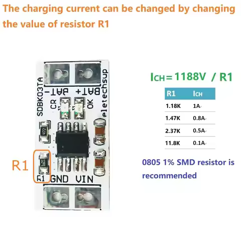 4X MPPT Solar Controller Module 1A 3.7V Li-ion Li-Po / 3.2V LiFePO4 Battery 4.2V 3.6V Charger For So