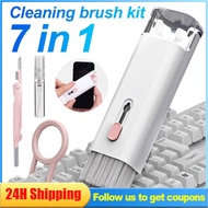 Computer Keyboard Cleaner Brush Kit Earphone Cleaning Pen For Headset Keyboard Cleaning 7-in-1