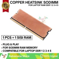 NRT HEATSINK RAM SODIMM LAPTOP COOLER MEMORY DDR1 DDR2 DDR3 DDR4 DDR5